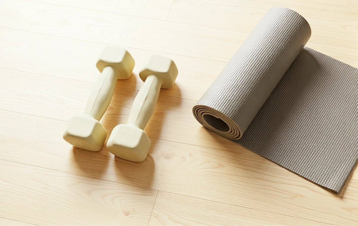 Equipo de ejercicio en casa